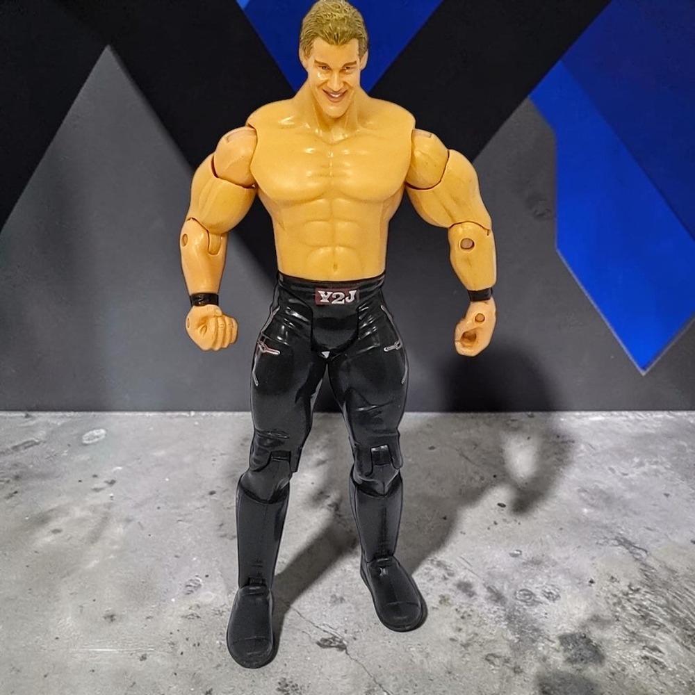 2008 Jakks Pacific WWE Chris Jericho Y2J Wrestling Action Figure Save Us 7"